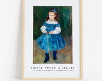 ピエール＝オーギュスト・ルノワール、青いリボンの少女、アート
