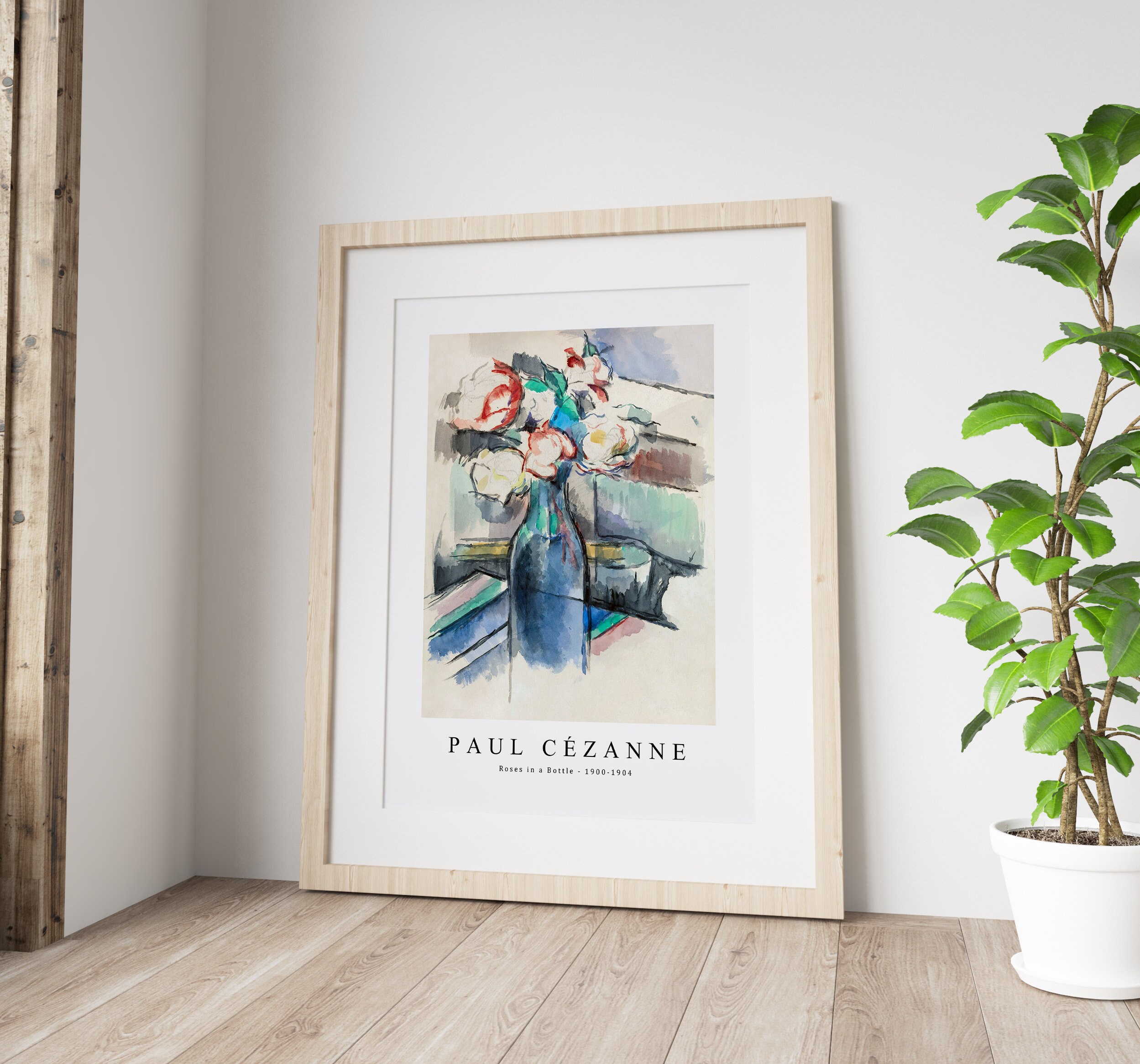 Paul Cezanne Art Print | Paul Cezanne Art Canvas | Paul Cezanne-roses ...