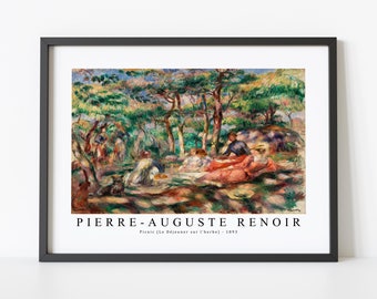 Pierre Auguste Renoir Art Print | Picnic (le Déjeuner Sur L'herbe