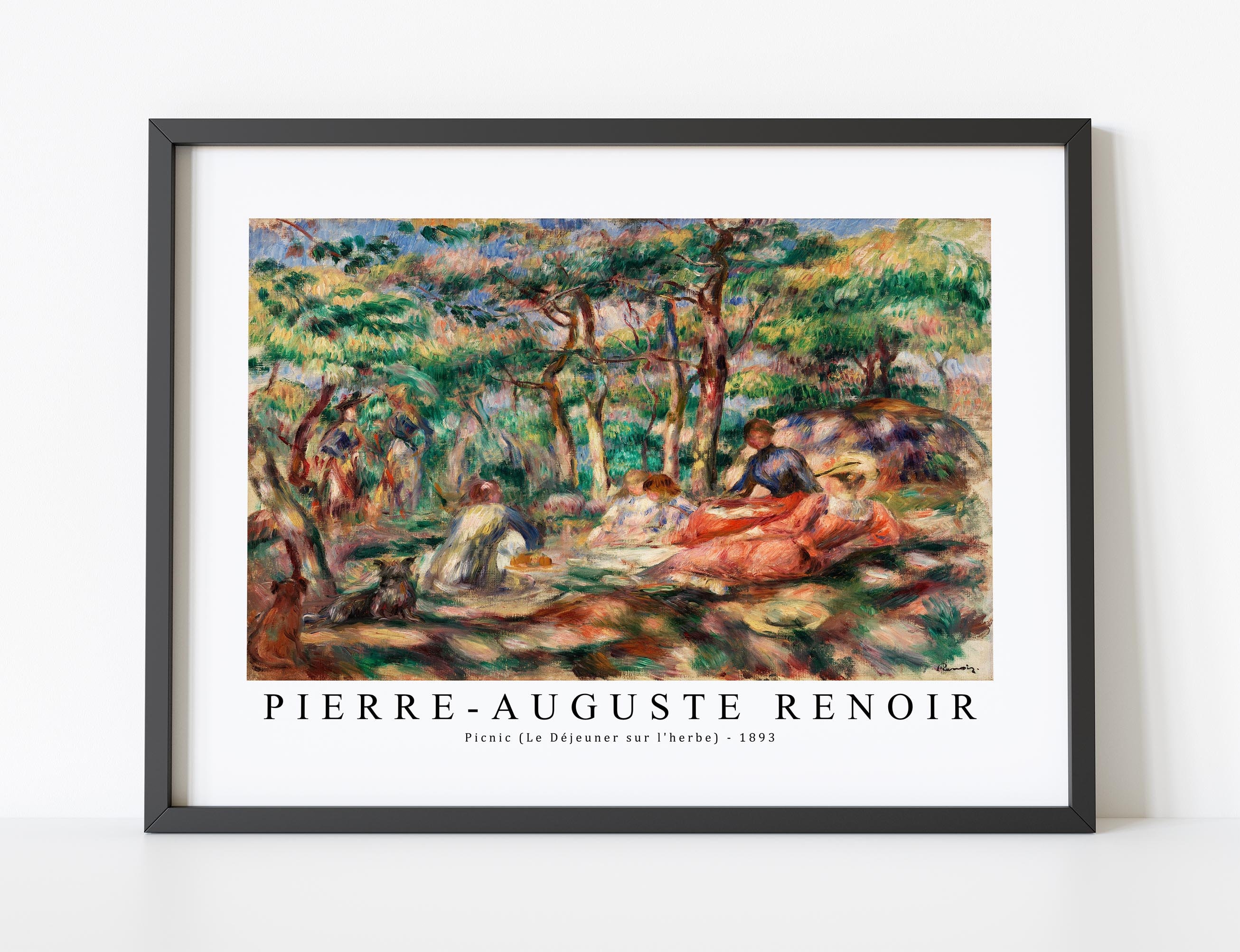 Pierre Auguste Renoir Art Print | Picnic (le Déjeuner Sur L'herbe