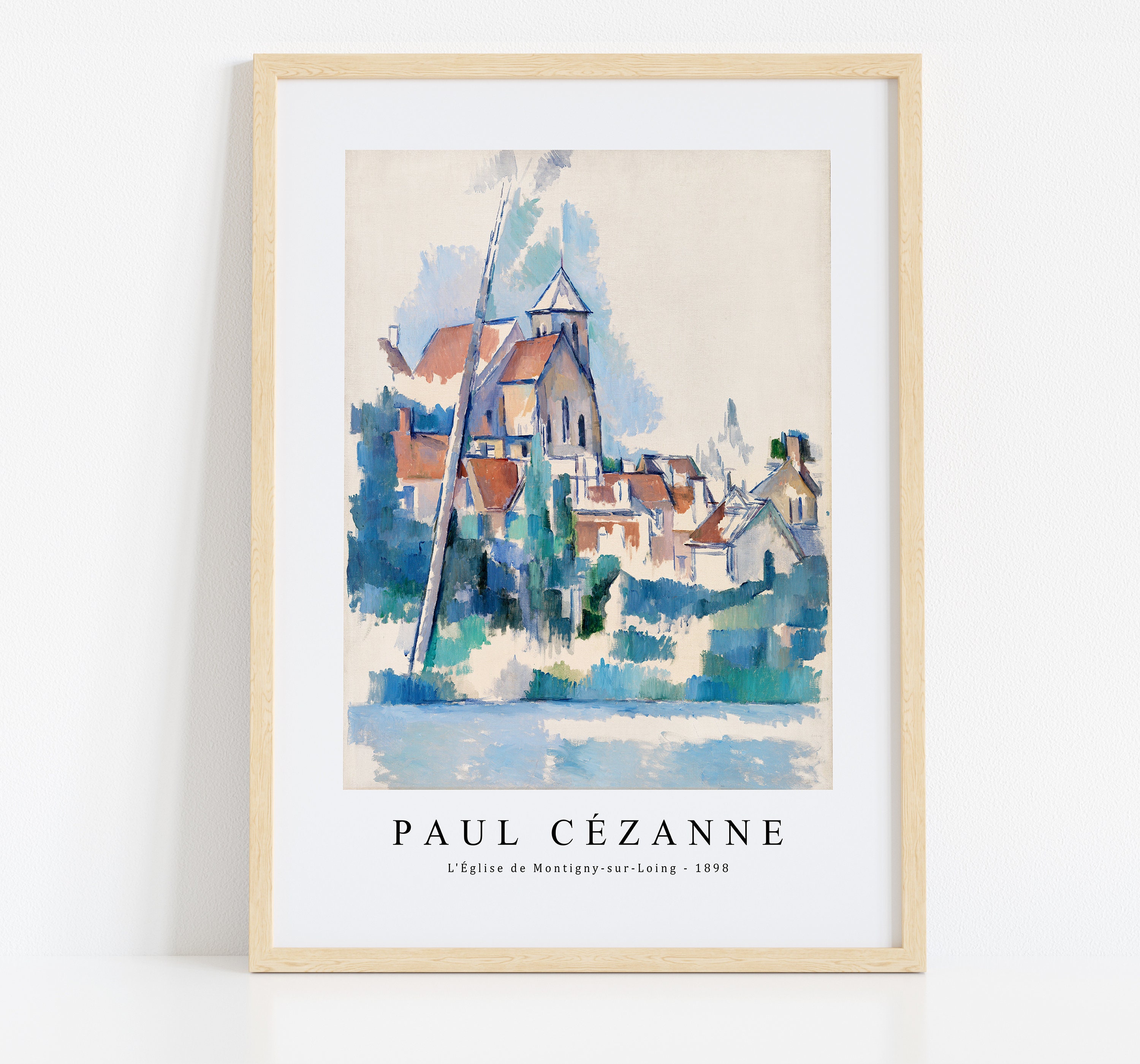 Paul Cezanne Art Print | Paul Cezanne Art Canvas | Paul Cezanne-church ...