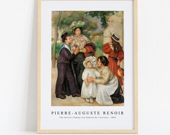 Pierre Auguste Renoir Art Print | the Artist's Family (la Famille