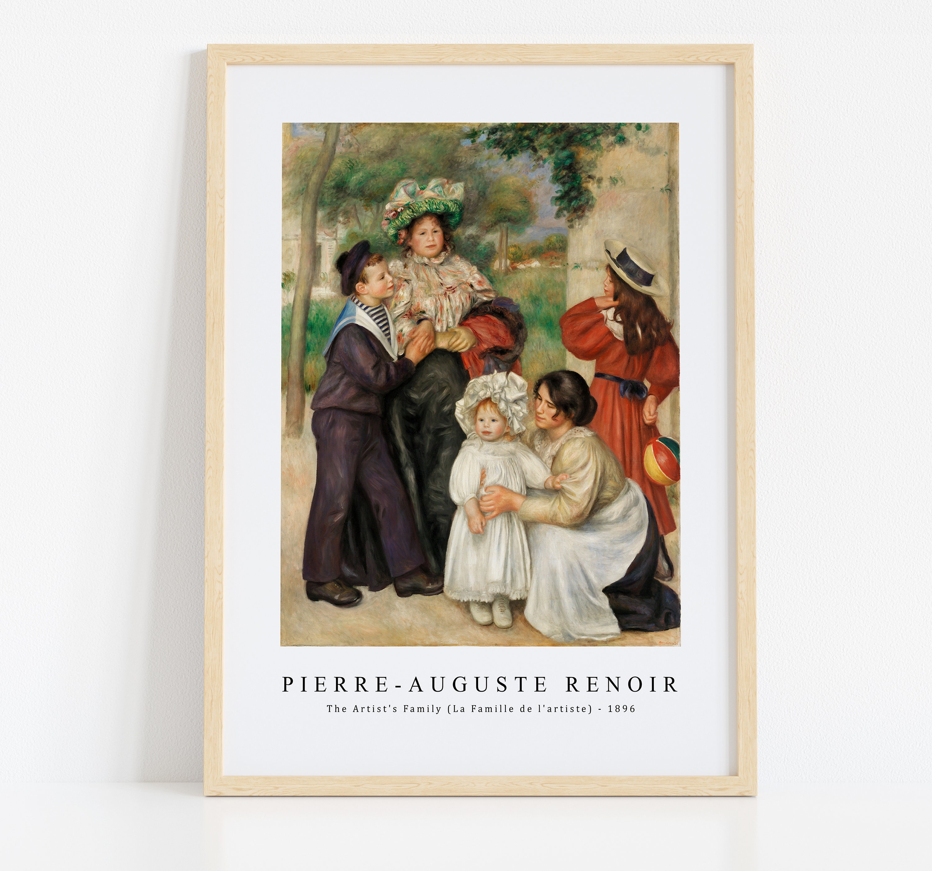 Pierre Auguste Renoir Art Print | the Artist's Family (la Famille
