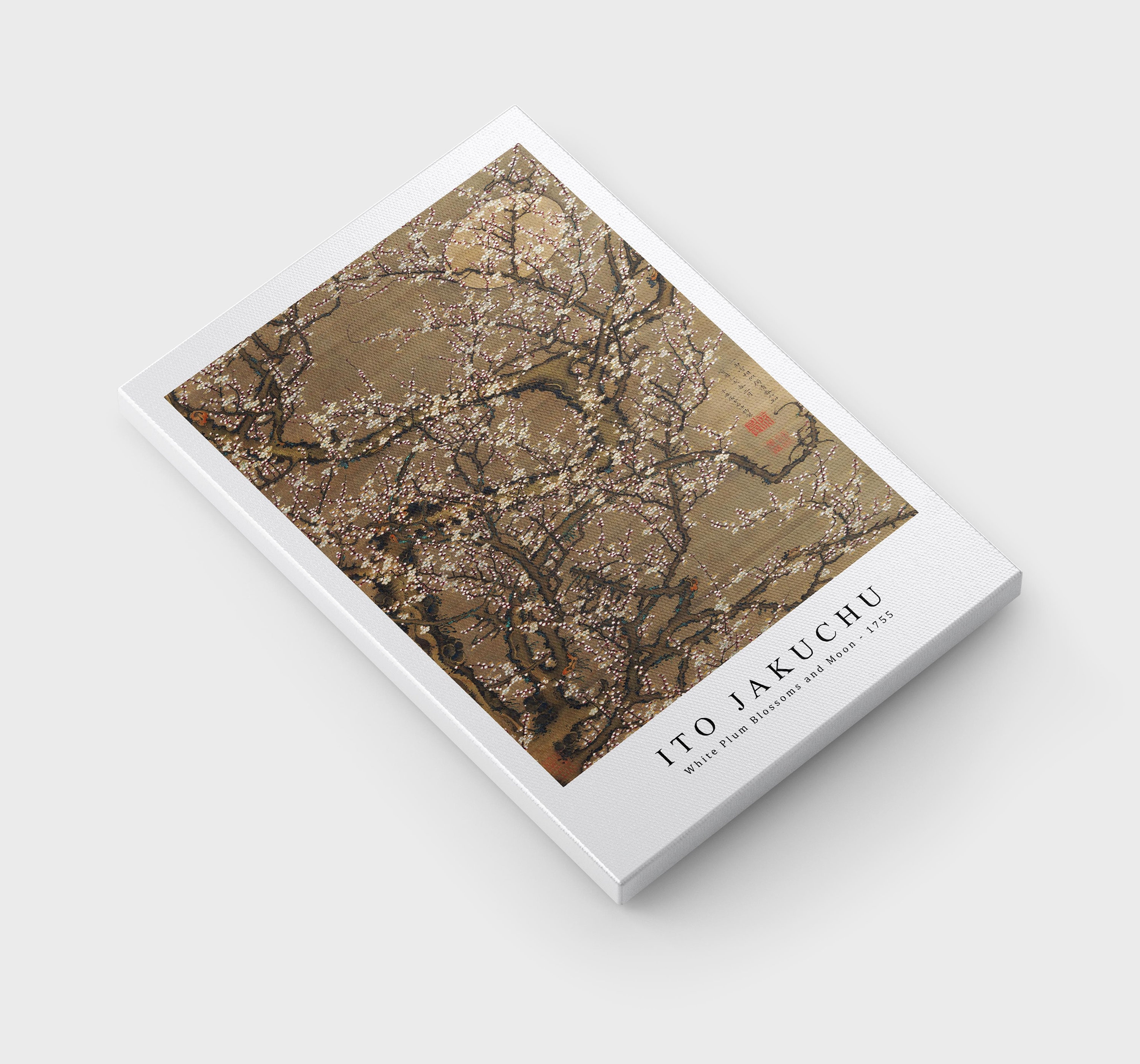 Ito Jakuchu Print Download Digital File - White Plum