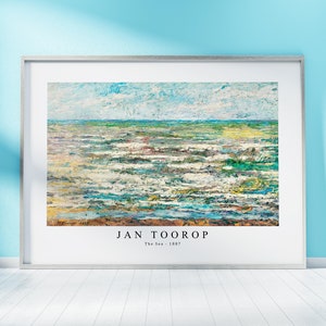 Jan Toorop Print Download Digital File - The Sea (1887) Wall Art, Frame TV Art Prints, Wall Decor, Download