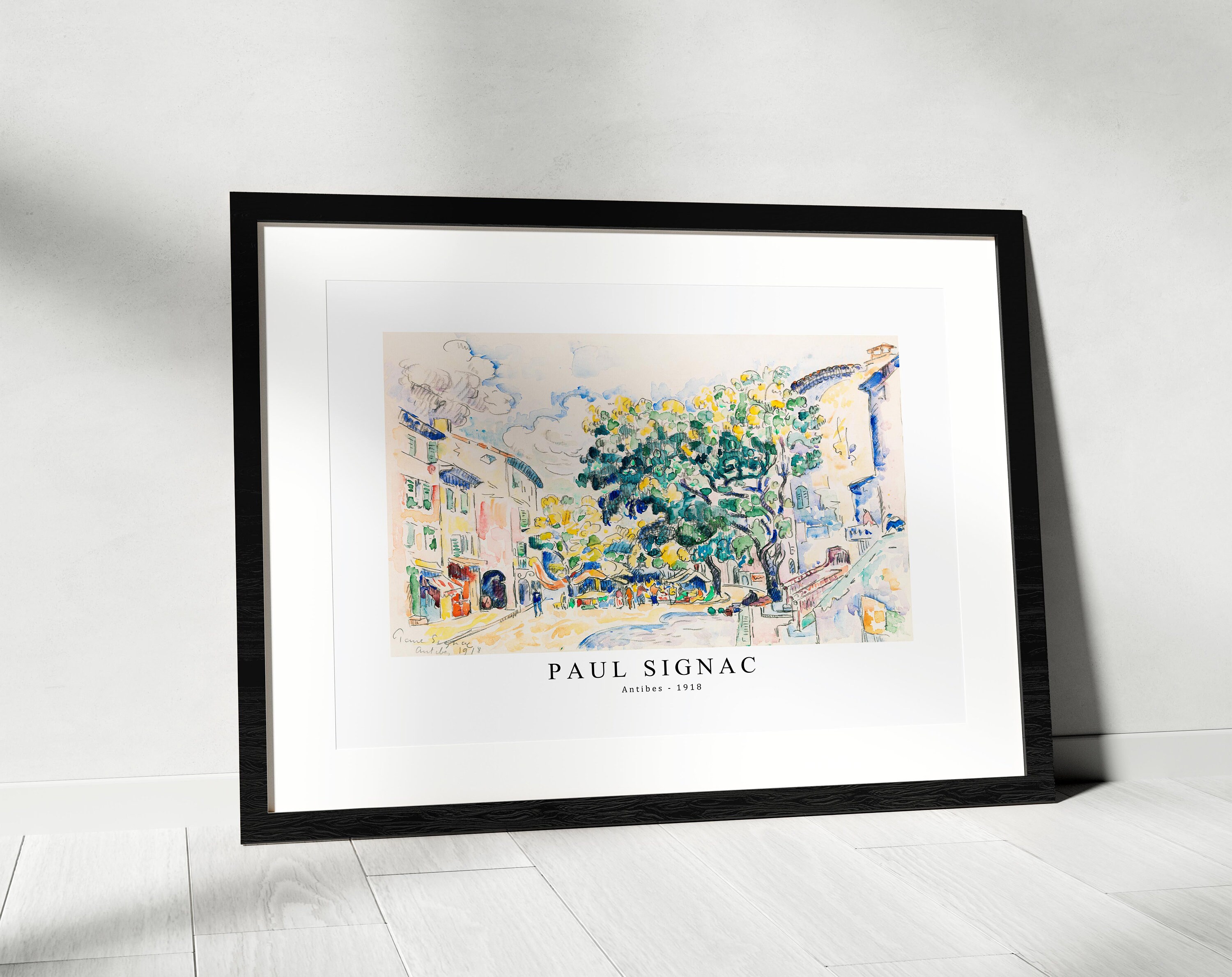 Paul Signac Print Download Digital File - Antibes (ca. 1918) Wall