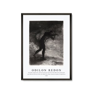 Odilon Redon Art Print | Odilon Redon Art Canvas | Odilon Redon-And Man Appeared |