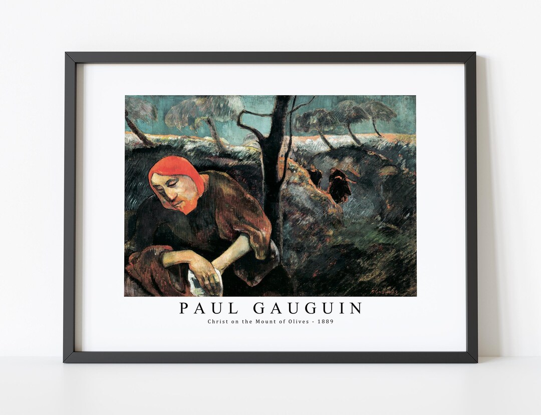 Paul Gauguin Art Print | Christ on the Mount of Olives 1889 | Paul