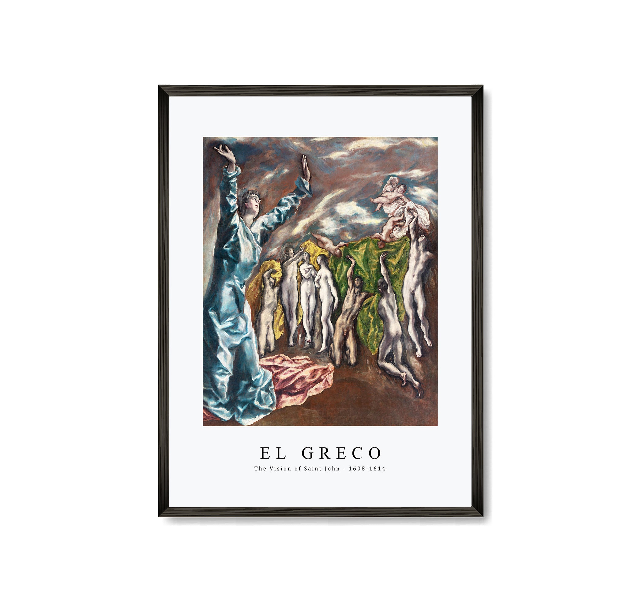 El Greco Art Print | the Vision of Saint John 1608-1614 | El Greco