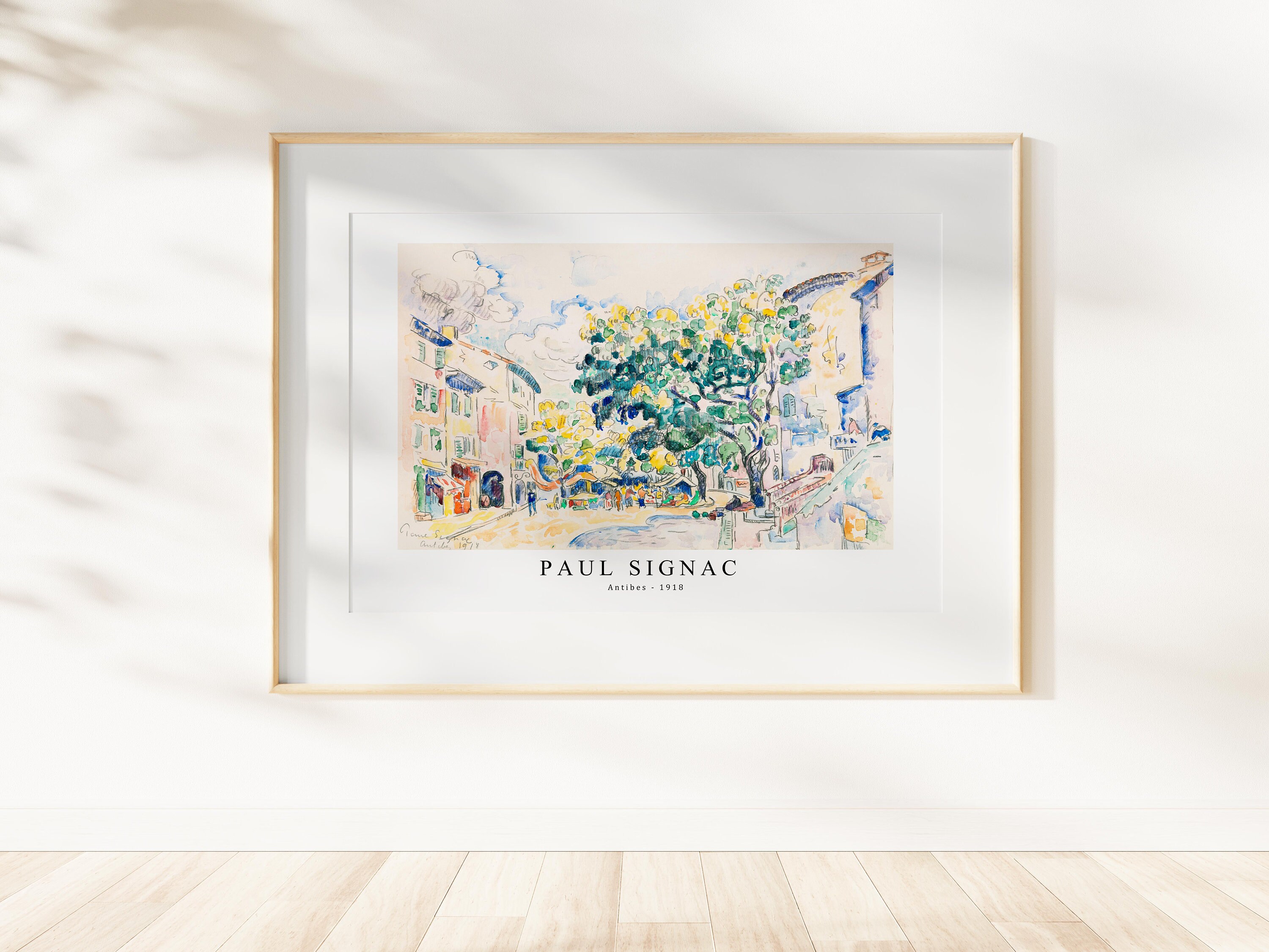 Paul Signac Print Download Digital File - Antibes (ca. 1918) Wall