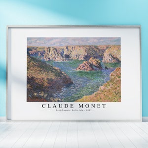 Claude Monet Print Download Digital File, Claude Monet Port-Domois, Belle-Isle 1887 Wall Art,Frame TV Art Prints, Monet Download Print
