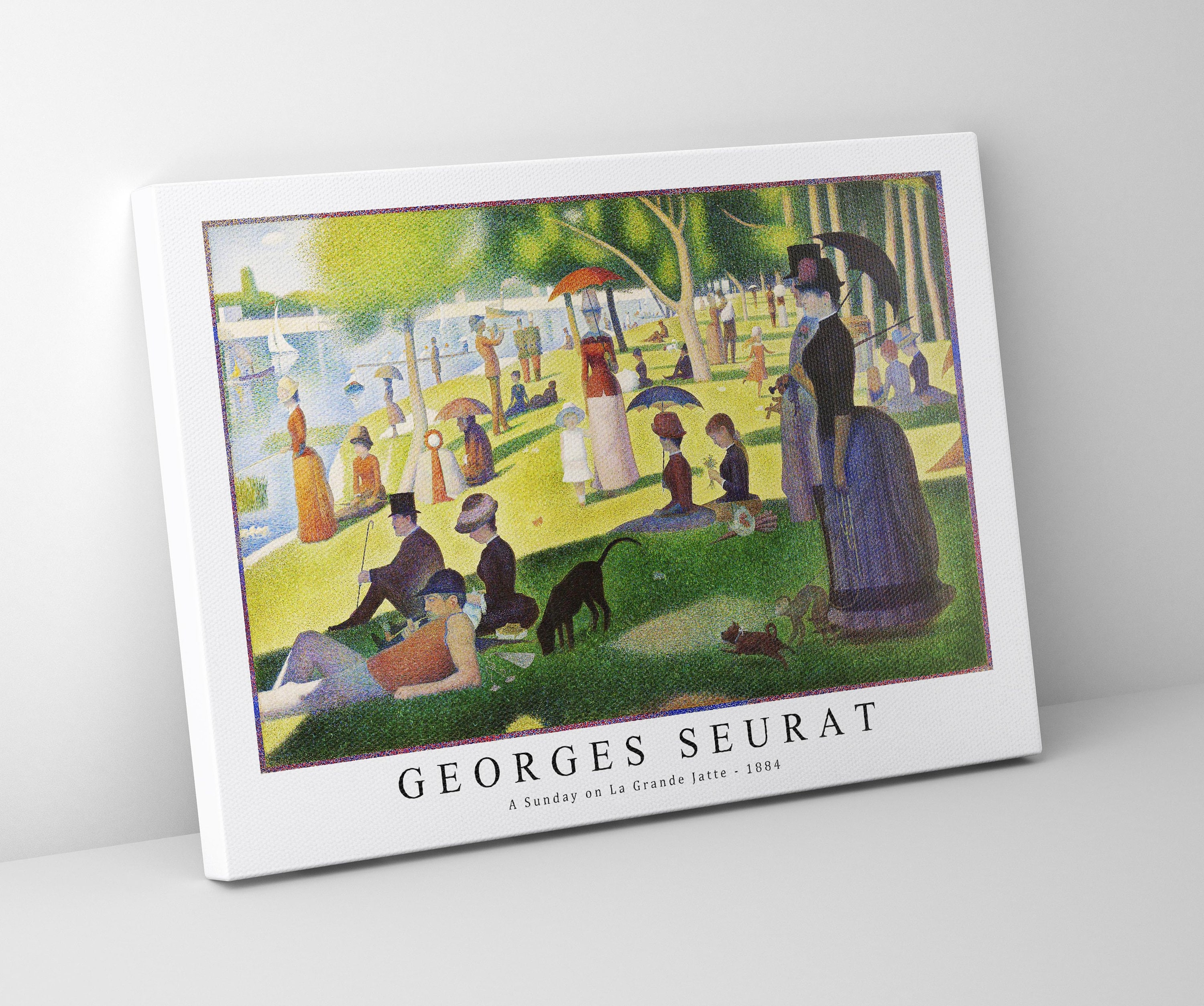 Georges Seurat Print Download Digital File - A Sunday on La Grande