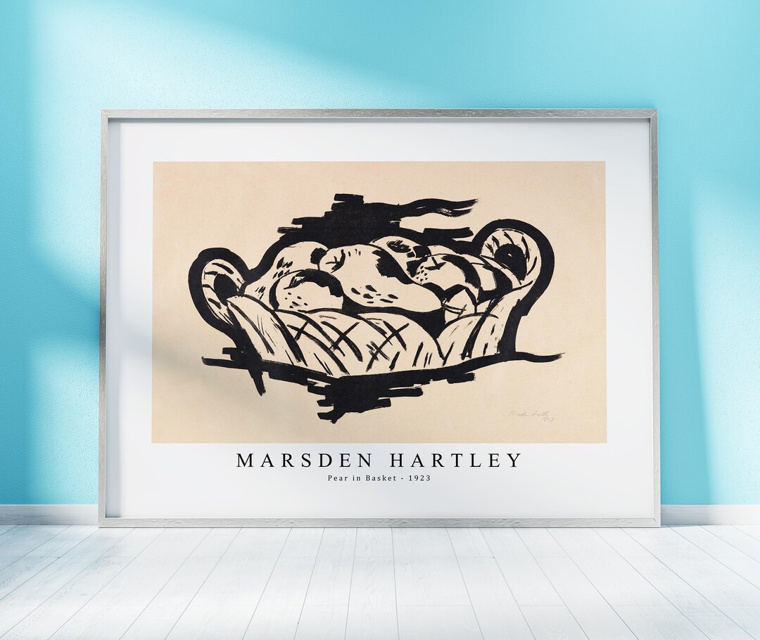 Marsden Hartley Print Download Digital File - Pear in Basket (1923 ...