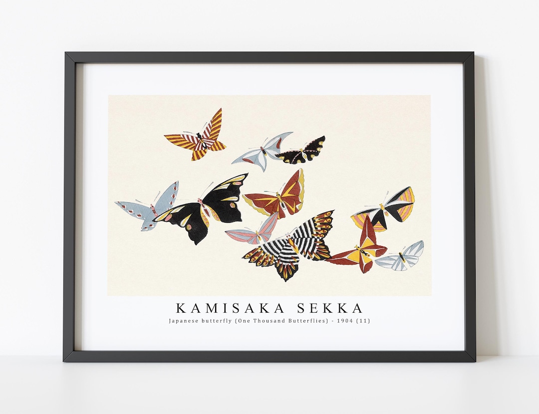 Kamisaka Sekka - Japanese Butterfly (one Thousand Butterflies