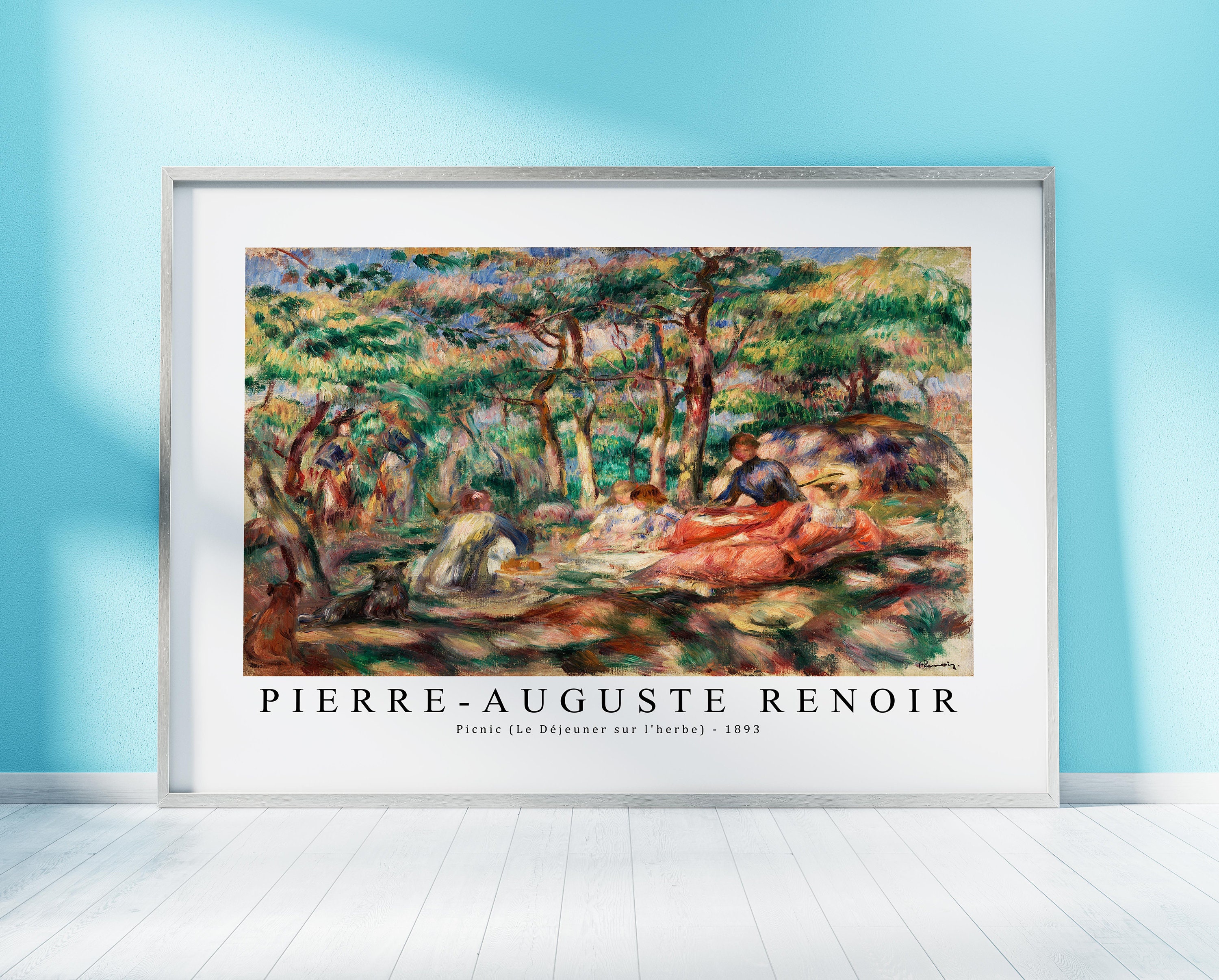 Pierre Auguste Renoir Print Download Digital File, Picnic 1893