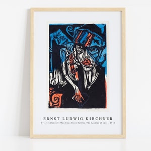 Ernst Ludwig Kirchner Print Download Digital File, Ernst Ludwig Kirchner - Peter Schlemihl&#39;s Wondrous... 1915 Wall Art, FrameTV Art Download