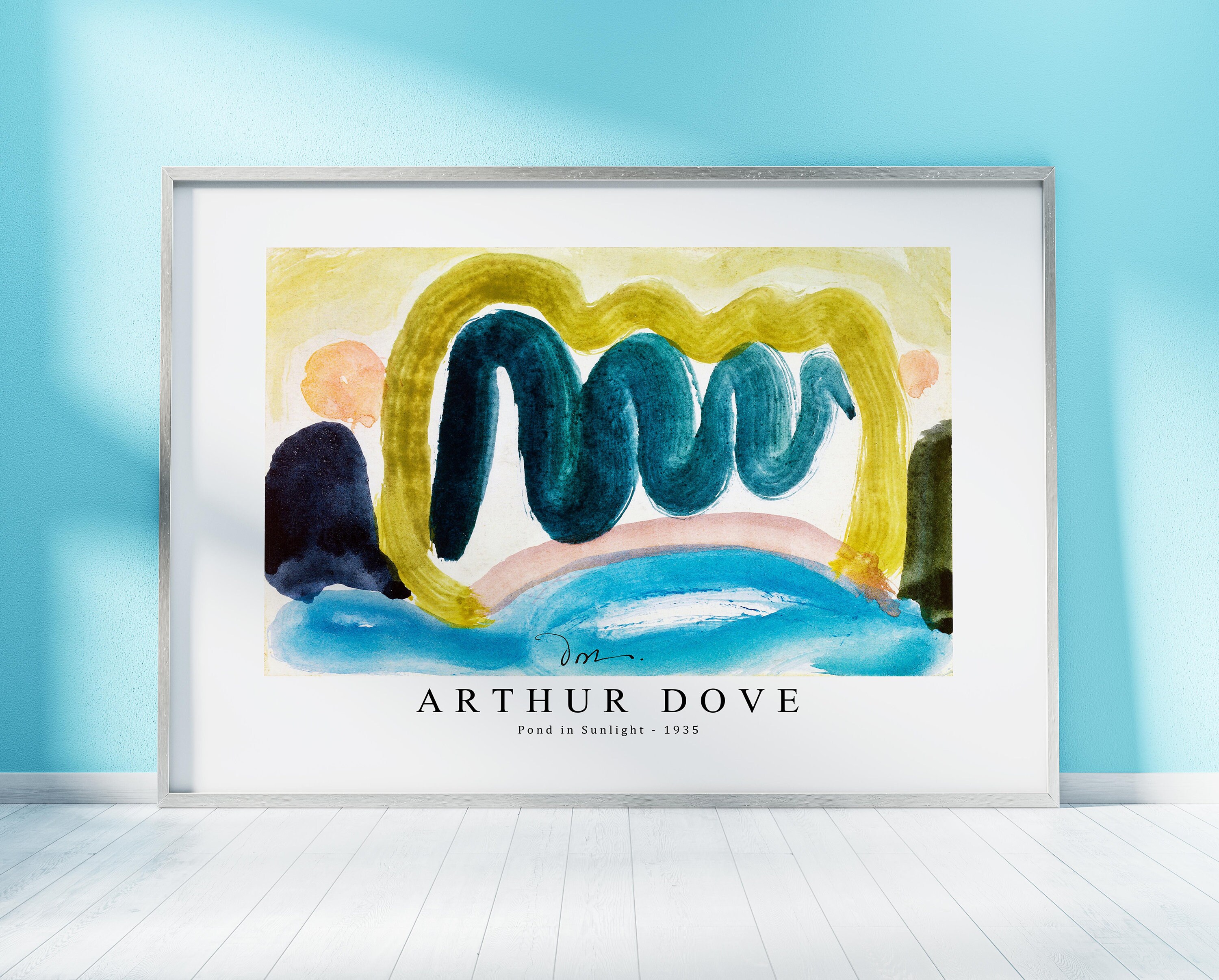 Arthur Dove Print Download Digital File, Arthur Dove - Pond in