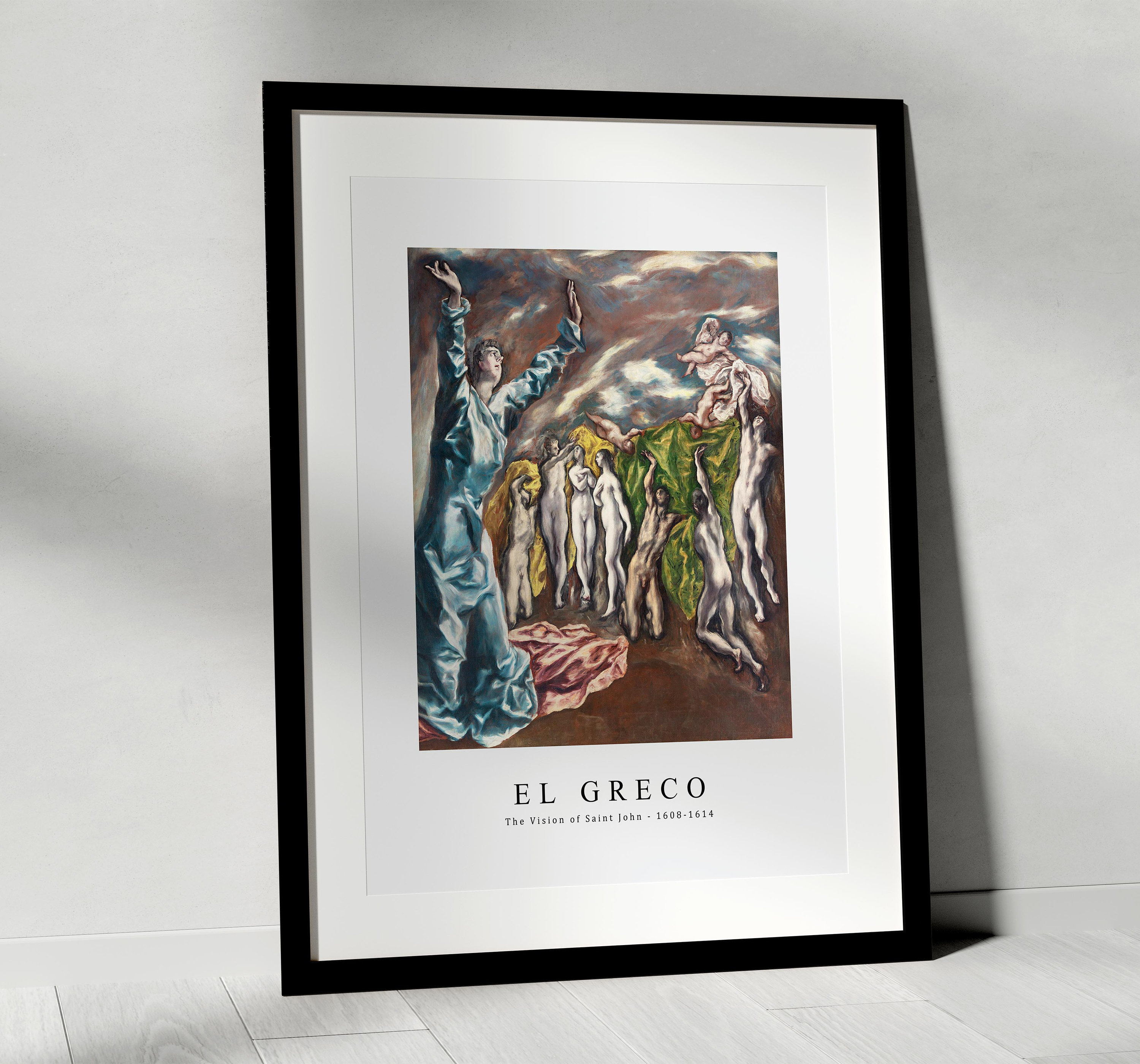 El Greco Art Print | the Vision of Saint John 1608-1614 | El Greco