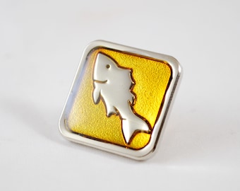 FFXIV Fisher Job Icon Soft Enamel Pin