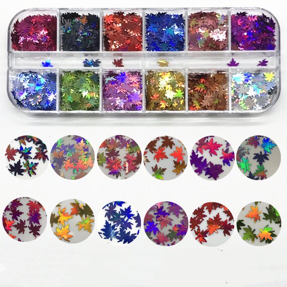 Halo Butterfly Glitter for Nail Art/ Nail Flakes DIY Laser Sequins/  Iridescent Rainbow Butterfly Nail Polish UV Gel Supply/ Resin Crafts 