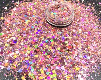 0.4 1 2.5mm 10g 100g mixed color hologram powder glitter powder glitter glitter glossy flakes mold fillings resin epoxy resin holo rosal