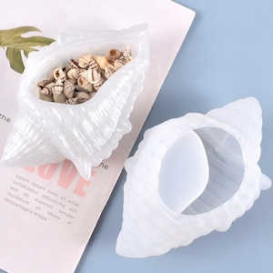 Shell Coaster Silicone Mold Craft Resin Molding Casting Alternative DIY Epoxy Resin Form-Handmade