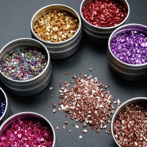 10g gebroken glas Mix Onregelmatige Strass voor nagels hars hars decoderen vullen glitter glitter glanzende vullingen hars epoxyhars