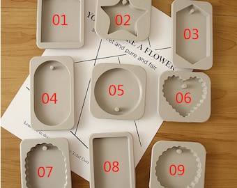 mix Pendant Silicone Mold Resin Craft Resin Molding Casting Alternative Epoxy Mold Epoxy Resin Soap Casting Mold