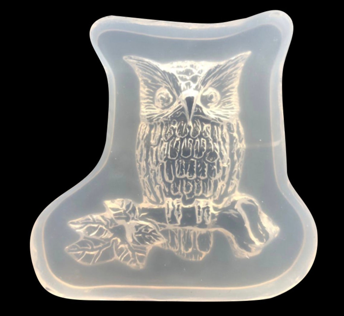 Owl Silicone Mold Resin Craft Resin Molding Alternative DIY Etsy