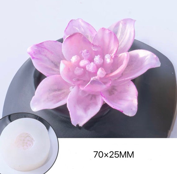 Lotus Silicone Mold-flower Sillicon Mold-flower Resin Molds-resin Flower  Mold-aromatherapy Candle Mold-lotus Candle Mold-resin Lotus Mold 