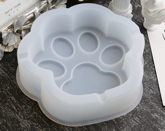 Paws Ashtray Silicone Mold Resin Silicone Mold Resin Resin Candle Holder Casting Epoxy Resin Resin Crystal Epoxy Resin Form-Handmade