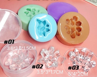 Crystal Cluster Deco Silicone Mold Resin Silicone Mold Resin Casting Epoxy Resin Resin Crystal Epoxy