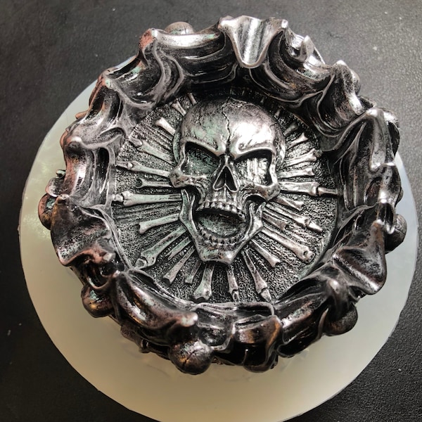 Crystal Skull Candle Holder Etsy