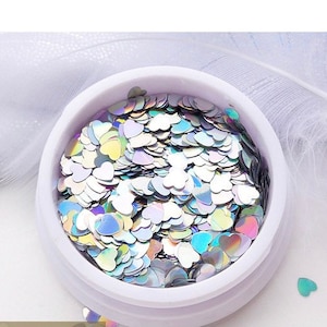 10g 4mm Poeder Glitter Poeder Glitter Glossy Flakes Mold Vullingen Hars EpoxyHars Holo Zilver