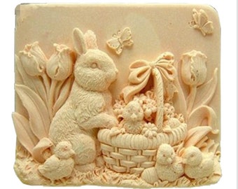 Rabbit Soap Mold Casting Mold Resin Mold Candle Mold Silicone Mold DIY Candle Casting Soap Epoxy Form