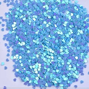 10g 3 mm poeder glitter poeder glitter glanzende vlokken mal vullingen hars epoxyhars holo blauw