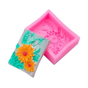 Flower Soap Mold Watering Mold Resin Mold Candle Mold Silicone Mold DIY Casting Soap Epoxy Mold