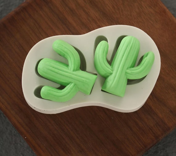 9 stuks cactus vorm siliconen mallen en vetplanten, siliconen fondant schimmel, siliconen fondant schimmel, voor doe-het-zelf kaars zeep fondant taart decoratie