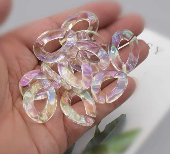 20 X Acrylic Chain Link Acrylic Chain Glasses Chain Bag Chain 17