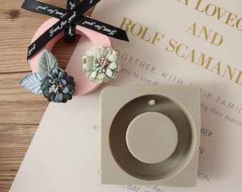 round pendant 7 cm silicone mold resin craft resin molding casting alternative epoxy resin soap mold mold