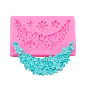 Leaves Silicone Mold Flowers Fondant Resin Molding Castingalternative Epoxy Resin Form