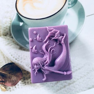 Mermaid Soap Mold Casting Mold Resin Mold Candle Mold Silicone Mold DIY Candle Casting Soap Epoxy Mold