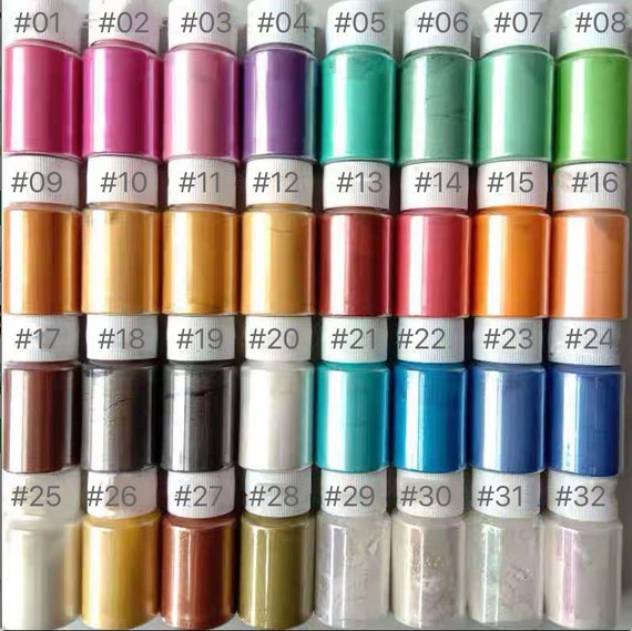 10g 50g Glimmer Mineralpulver Epoxidharz Farbstoff Perle Schimmerndes Pigment Resin Harz