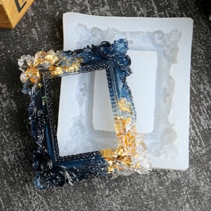 Picture Frame Pendant Silicone Mold Resin Craft Resin Molding CastingAlternative DIY Crystal Epoxy Resin Form-Handmade