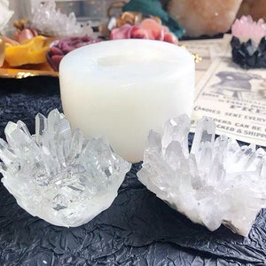 Crystal Cluster Decoration Silicone Mold Resin Silicone Mold Resin Casting Epoxy Resin Crystal Epoxy 5.5 x 3.5CM