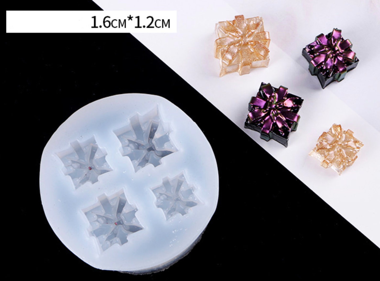 Gift Box Silicone Mold Resin Craft Resin Molding Alternative Etsy