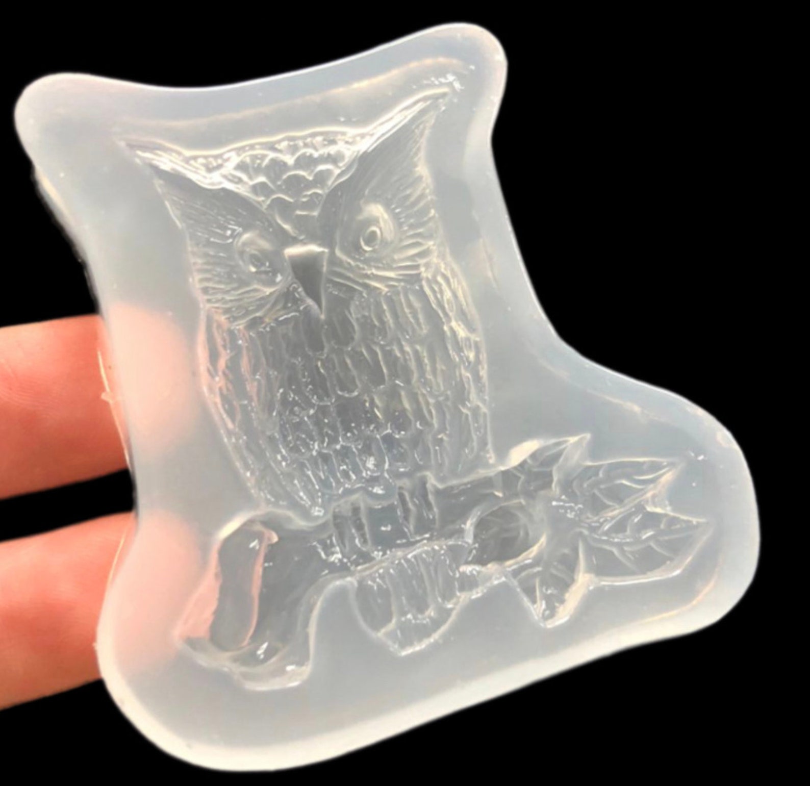 Owl Silicone Mold Resin Craft Resin Molding Alternative DIY Etsy