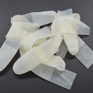 20 100 Latex S Finger Protection Finger Warmers Manicure Disposable Cosmetics Resin Resin Clay Nail Art Nail