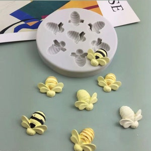 Bee Silicone Mold Resin Fondant in Germany Resin Molding CastingAlternative DIY Epoxy Resin Form-Handmade