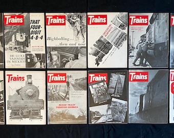 Full year of Trains Magazine from 1967